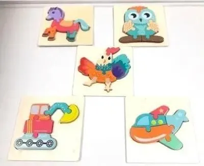 Productafbeelding van Houten puzzel met dieren - TOYS, Pawel Wojda