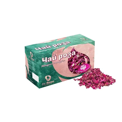 Produktbild von Dr Rose Rosen-Tee 30 g – 20 Teebeutel, bulgarische Rose, Kräutertee