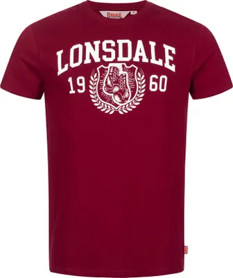 Immagine prodotto di T-shirt uomo regular fit STAXIGOE Oxblood/White XXL Lonsdale