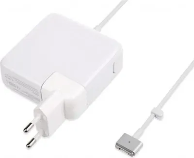 Produktbild von Rixus 45W Ladegerät (MagSafe2 Adapter 45W Anschluss-Type "T") für Macbook weiss, blister
