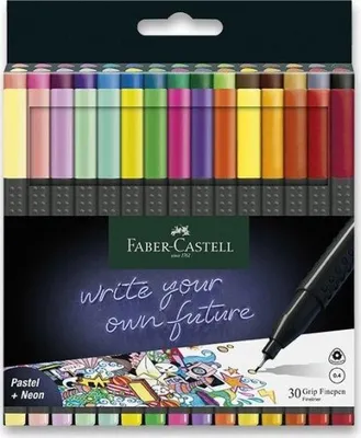 Zdjęcie produktu dla FABER-CASTELL Finepen Grip 0.4 30er Etui