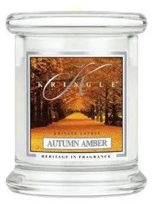 Productafbeelding van Kringle Candle Herfst Amber geurkaars mini, 1 lont (127 g)