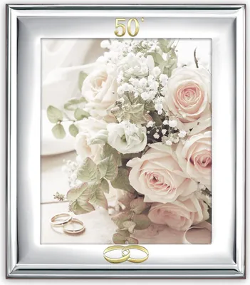 Obrázok produktu pre ZEP kovový portrétny rám Noto 15x20 cm strieborný lesklý 50 rokov