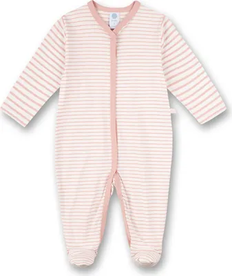 Produktbild von Sanetta Baby-Strampler rosa Ringel 92