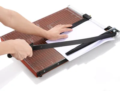 Productafbeelding van COOCHEER Papierknipper, A3, professionele hefbalksnijder, fotoknipper, snijapparaat