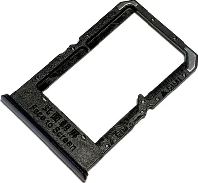 Produktbild von Dual Simkartenhalter für Oppo Reno4 Z 5G (CPH2065), Original Ersatzteil, Schwarz
