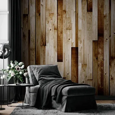 Produktbild von Selbstklebende Folie Fototapete - Wooden boards 392x280 cm Muster f-A-0037-a-d