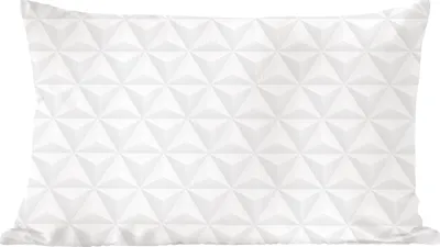 Produktbild von MuchoWow® Zierkissen Sofakissen Wohnzimmer Dekokissen 50x30 cm Abstrakt - Hintergrund - Weiß - Wohnzimmerdekoration - Polster mit Photo