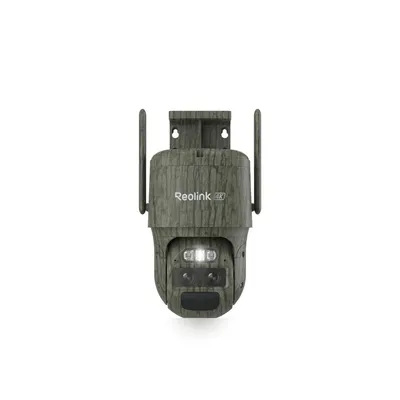 Immagine prodotto di Reolink TrackMix LTE-C, telecamera di sorveglianza a doppio obiettivo con batteria 4K 8MP 4G LTE, zoom e tracciamento automatico, rilevamento intelligente, zoom ibrido 6X, visione notturna