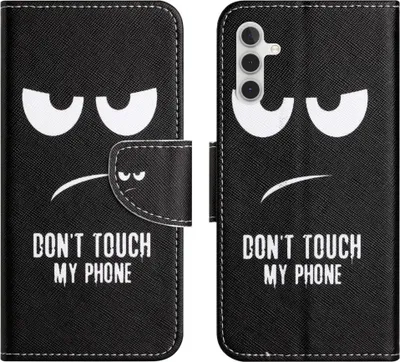 Produktbild von Samsung Galaxy A56 Hülle - Coverup Klapphülle - Don't Touch