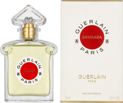 Produktbild von Guerlain Samsara, Frauen, 75 ml, Nicht nachfüllbare Flasche, Zitrus, Jasmin, Canangabaum, Iris, Sandelholz, Tonka-Bohne, Vanille