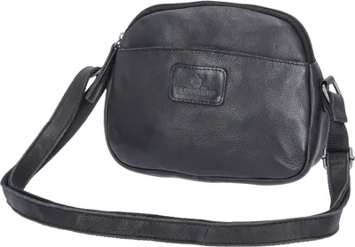 Produktbild von The Skandinavian Brand Damen Leder Umhängetasche  Black : schwarz-00 Farbsortierung: schwarz-00