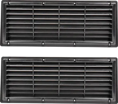 Produktbild von 2x Lüftungsgitter ? für Camping Kühlschrank | 37.5x15cm | Fliegengaze |Wohnmobil