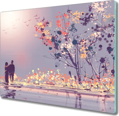 Produktbild von Coloray Herdabdeckplatte 60x52 cm Schneidebrett Kochplattenabdeckung Küchenbrett Hackbrett - Paar