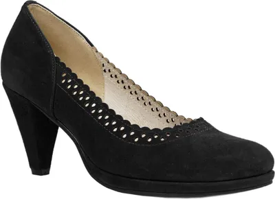 Produktbild von Hirschkogel Damen Trachtenpumps Lina aus Leder schwarz 6.5 cm Absatz Größe 39