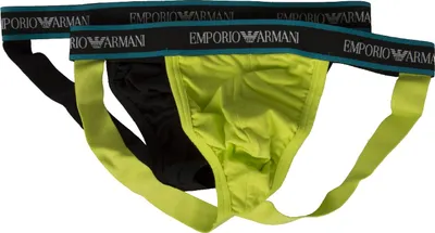 Immagine prodotto di Confezione 2 Jockstrap sospensorio slip uomo  underwear EMPORIO ARMANI articolo 111932 1P717, L, Cotone 95%,Spandex 5%