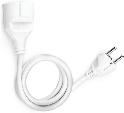 Imagen del producto de Manguera de jardín, 3 x 1,5 mm, 2 metros, blanca, flexible, ideal para riego