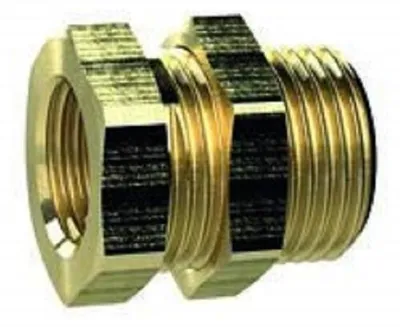 Schott-Schraubverbindung G 1/4 auf G 1/8, Messing, 25 bar, 150 °C