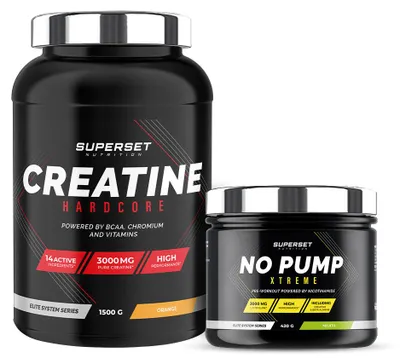 Zdjęcie produktu dla Volume and Strength Programme - Hardcore Orange Creatine - No Pump Xtreme Mojito