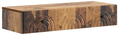 Obrázok produktu pre Nástenný bočný stôl Staré drevo 87,5 x 34,5 x 17 cm