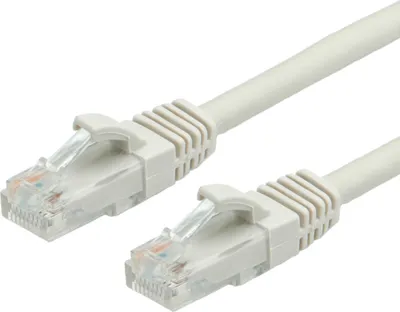 Produktbild von VALUE Patchkabel Cat.6 (Class E) UTP, LSOH, grau, 0,5 m