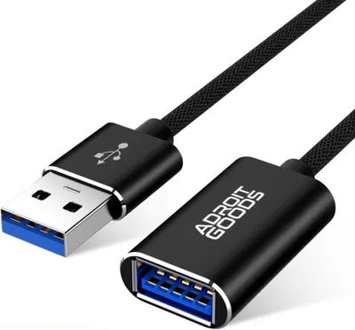 Produktbild von AdroitGoods Usb-Verlängerungskabel 3 Meter - USB 3.0 - Schwarz