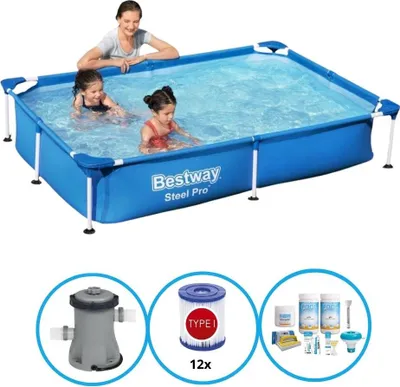 Obrázok produktu pre Bestway Pool Steel Pro 221x150x43 cm - S príslušenstvom
