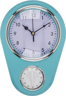 Produktbild von Wanduhr Küchenuhr Wecker 22,5 cm batteriebtrieben
