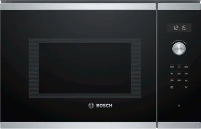 Produktbild von Bosch | Mikrowelle | BFL554MS0 | Eingebaut | 31,5 l | 900 W | Edelstahl