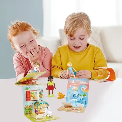 Zdjęcie produktu dla Zestaw dla lalek Hape - kolorowe zabawki dla dzieci