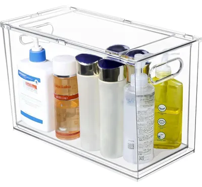 Immagine prodotto di Organizzatore per frigorifero, cassetto con maniglia in PET, 9 litri, 17x34x22 cm, senza BPA