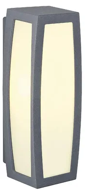 Image de SLV Meridian 230045 Outdoor wall light Energy-saving bulb, LED (monochrome) E-27 20 W Anthracite