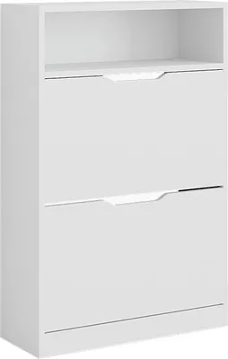 Produktbild von Schuhkipper Vicco Luca Weiß 59 x 89.5 cm mit 2 Fächern, Model 49401