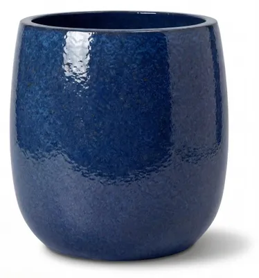 Zdjęcie produktu dla Doniczka ceramiczna Provencelia SOCRATE Ciemnoniebieski, Ø40 cm x H49 cm, mrozoodporna