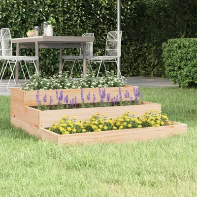 Zdjęcie produktu dla Maison Exclusive – donica 78 x 78 x 27 cm, lite drewno sosnowe