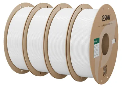 Produktbild von eSUN PETG+ Filament 1,75 mm, Weiß, 4KG