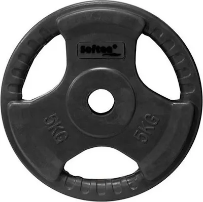Produktbild von Softee Rubber Coated 5kg Hantelscheibe  5 kg  5 kg