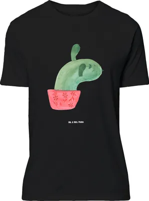 Produktbild von Mr. & Mrs. Panda Größe M T-Shirt Kaktus Mama - Schwarz - Geschenk, Motivation, Quote, Kakteen, mit Spruch, Shirt, Herren, Tshirt, Büro, Ärger