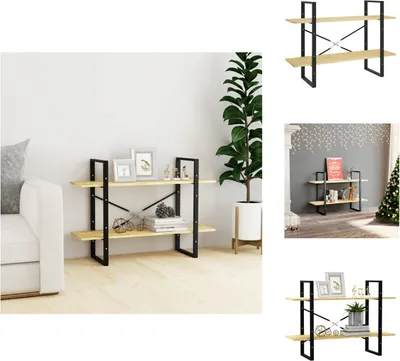 Zdjęcie produktu dla vidaXL Regał na książki 2 półki 100x30x70 cm lite drewno sosnowe - Regały i biblioteczki