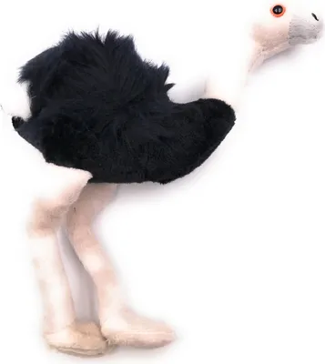 Image de Onwomania Peluche Tissu Animal Oiseau coureur Autruche 30 cm