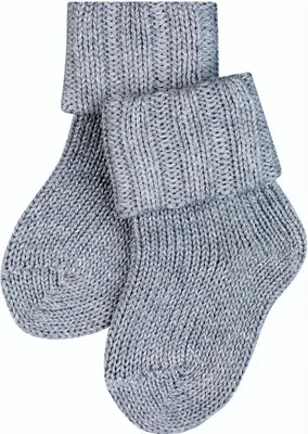 Produktbild von FALKE Flausch Babys Socken, Größe:74-80, Farbe:light grey