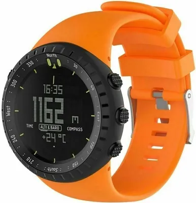 Produktbild von Strap-it Suunto Core Silikonarmband (Orange)