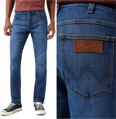 Produktbild von WRANGLER, Herren Jeanshosen, Straight fit, REGULAR FIT, W31 L32, Blau, Jeans, baggyjeans, buggy