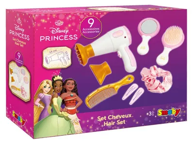 Produktbild von Smoby Disney Princess Haarset - 9-teiliges Spielzeug für Kinder