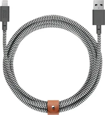 Obrázek produktu pro Native Union Belt Cable XL Lightning 3m, zebra