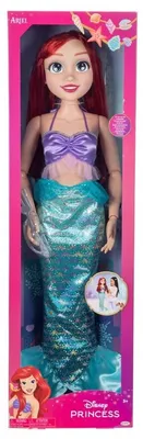 Zdjęcie produktu dla Disney Princess Ariel, Duża lalka, Damski, 3 lat(a), Dziewczyna, 810 mm, Wielobarwny