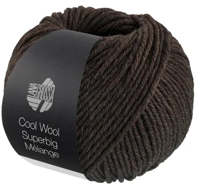 Produktbild von Lana Grossa - Cool Wool Superbig Melange 0219 graubraun meliert