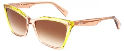 Image de Liu Jo LJ796S Nude/lime 58/15/140 Lunettes de soleil pour femme