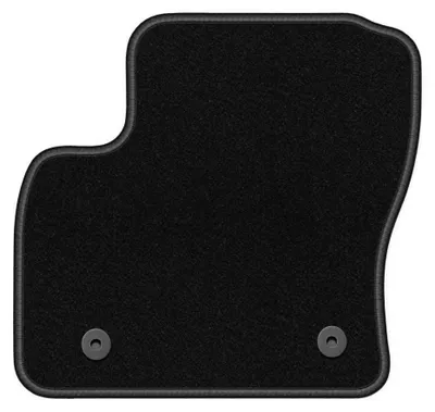 Obrázok produktu pre Velúrový koberec vodiča pre: Ford Kuga MK1 2011-2013 (SUV) – 1 ks, čierny, na mieru – Wielganizator BASIC