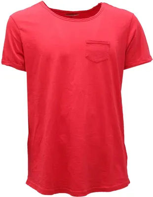 Produktbild von 7024AG maglia uomo GAUDI' red slub Baumwolle t-shirt man